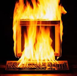computer fire