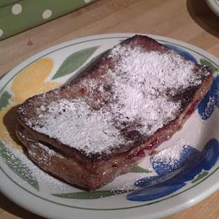 deep fried jam sandwich