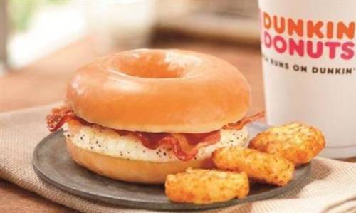 dunkin donuts breakfast sandwich
