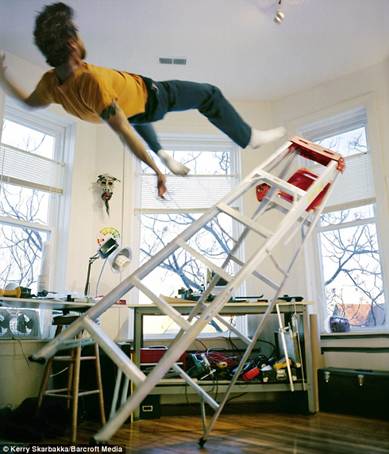 ladder fall