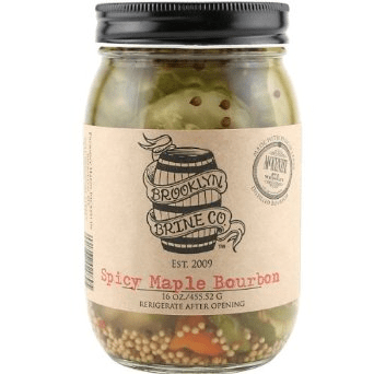 spicy maple pickles