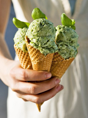 basil ice cream