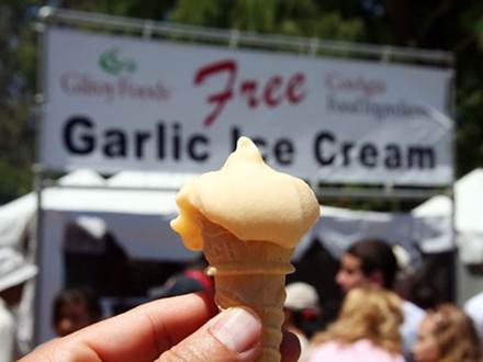 garlic ice cream