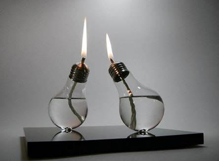 light bulb candle
