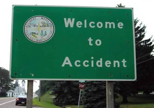 accident sign
