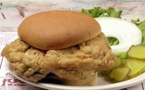 fried brain sandwich