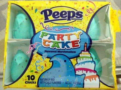 party cake peeps
