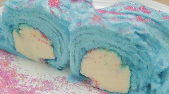 cotton candy burrito
